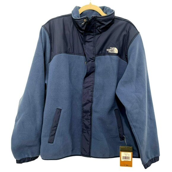 The North Face Mens Tundra Full Zip Fleece Jacket Shady Blue Large NWT - Picture 3 of 6